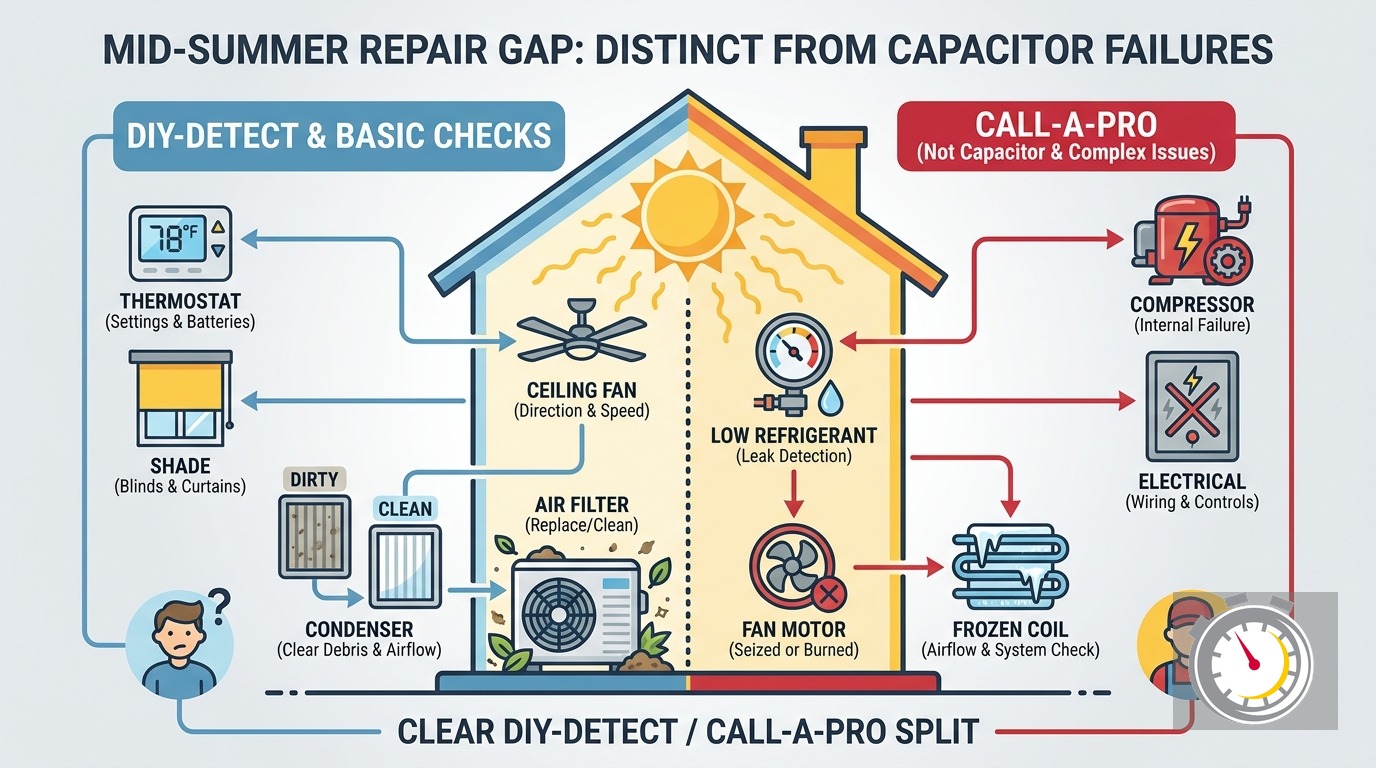 AC Condenser Fan Motor Failing: Signs and What to Do
