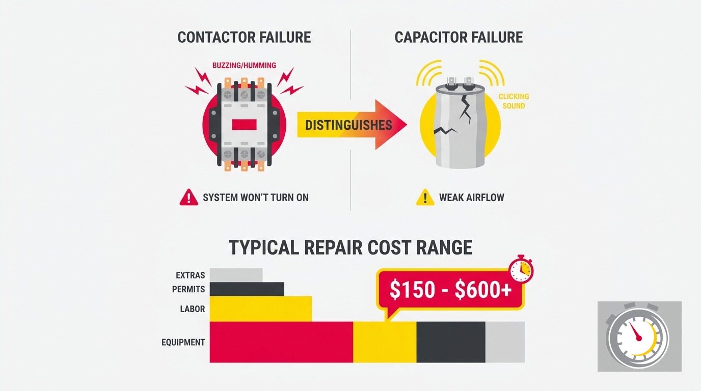 AC Contactor Bad Symptoms: Why Your Outdoor Unit Fails