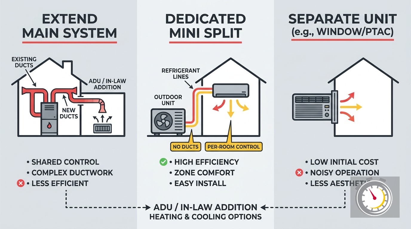 HVAC for In-Law Suite Addition Twin Cities: 3 Options