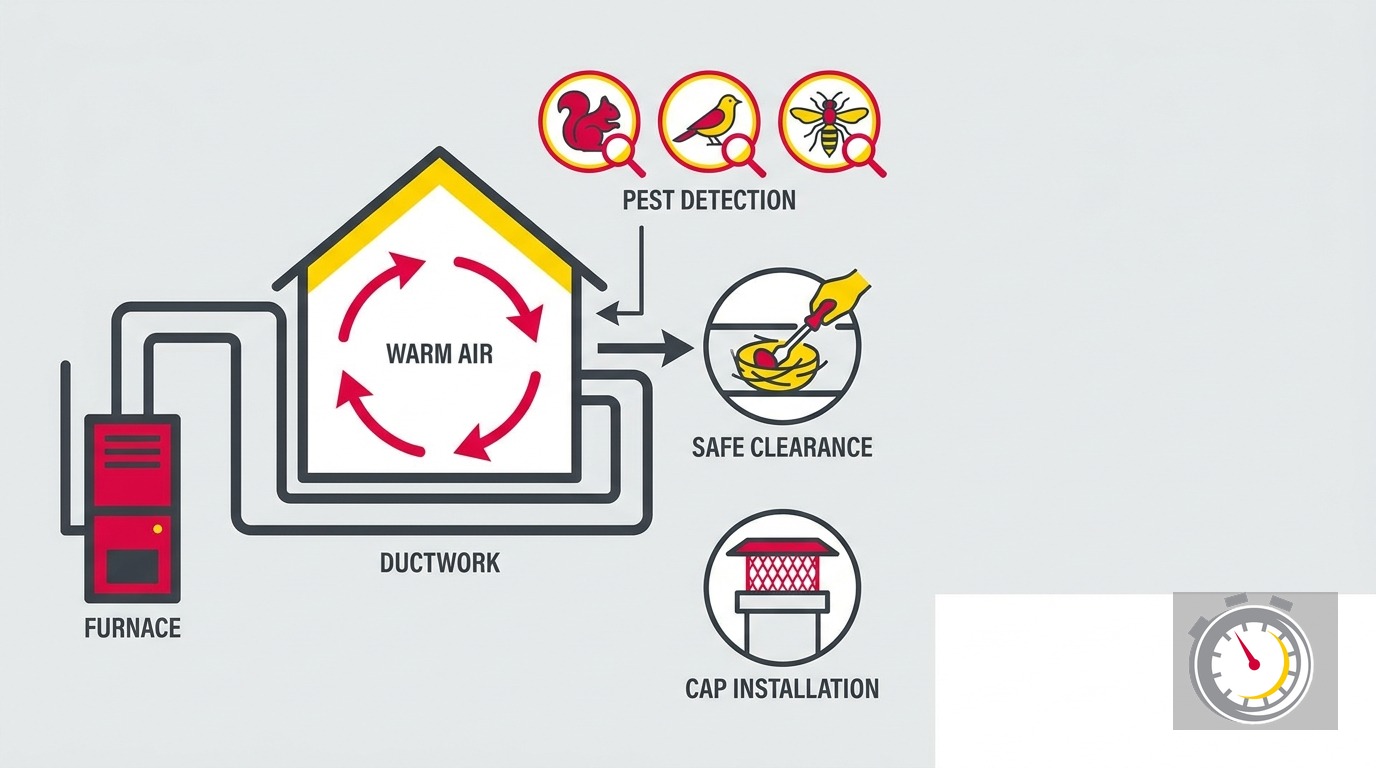 Animals Nesting in Furnace Flue Vent: What to Do Before Fall