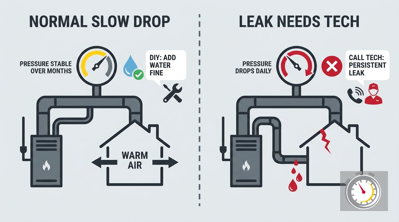 Boiler Losing Pressure in Minnesota: When to Call a Tech
