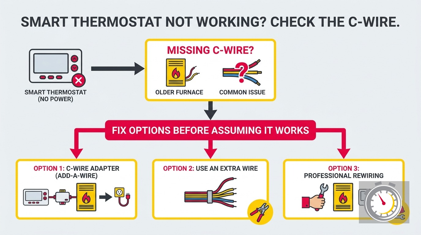 C-Wire Smart Thermostat Installation Minnesota: Fix It First