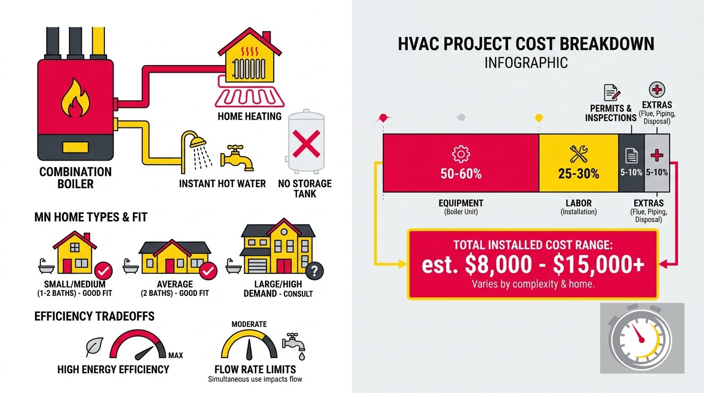 Combi Boiler vs Separate Water Heater: Minnesota Guide