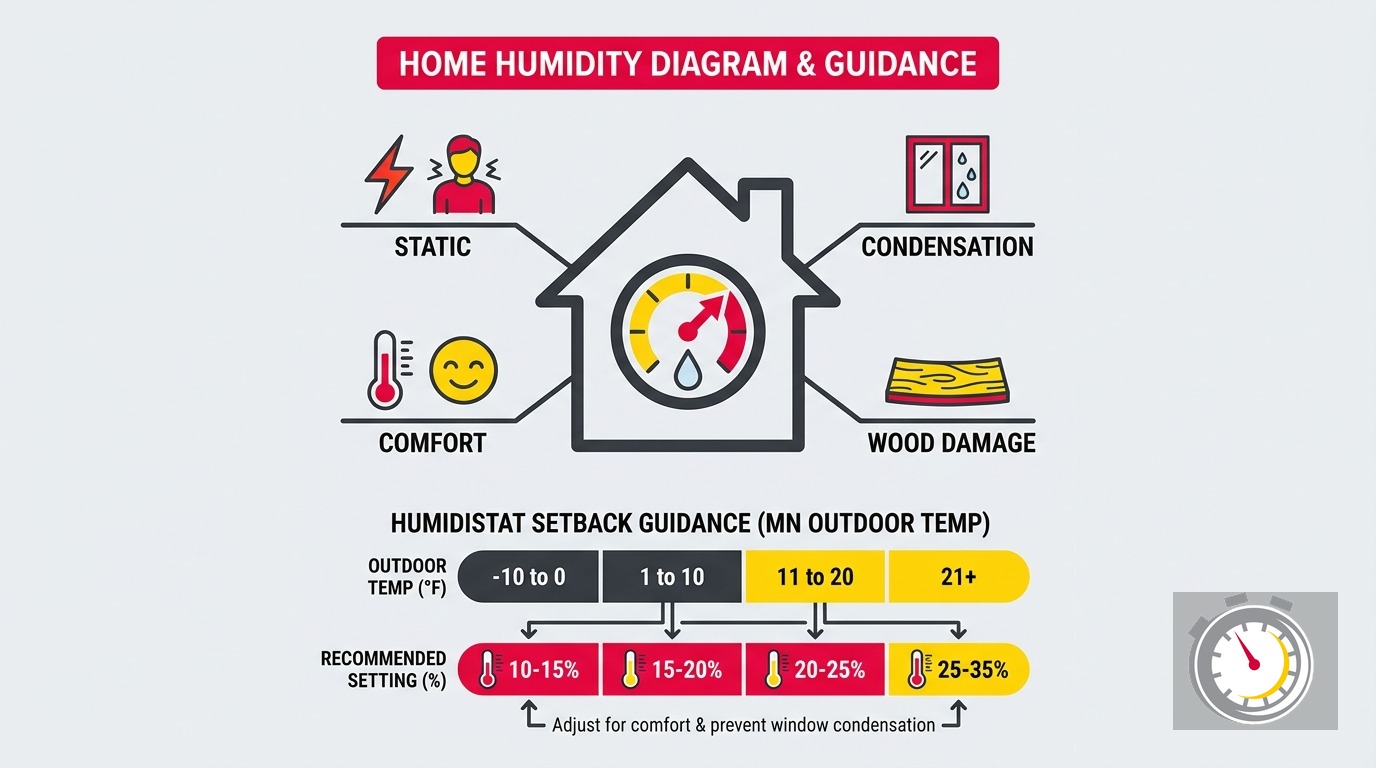 Condensation on Windows in Winter Minnesota: Humidistat Fix