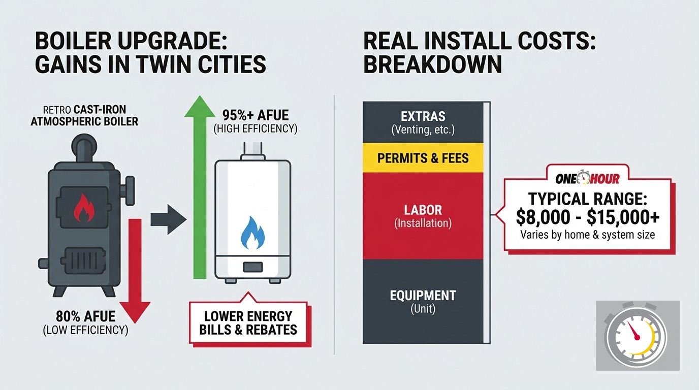 Condensing Boiler Upgrade Cost Minnesota: 2026 Guide