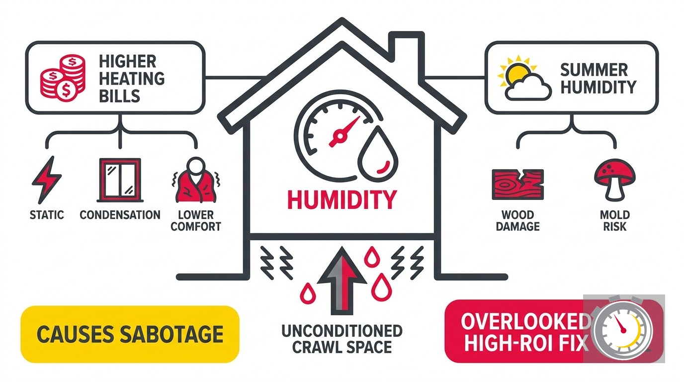 Crawl Space HVAC Efficiency Minnesota: The Hidden Drain