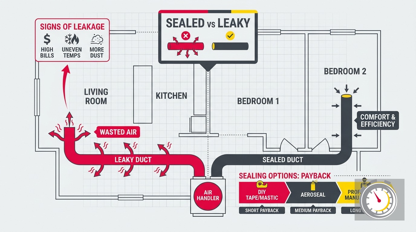 Duct Sealing Energy Loss: What's Costing Twin Cities Homes