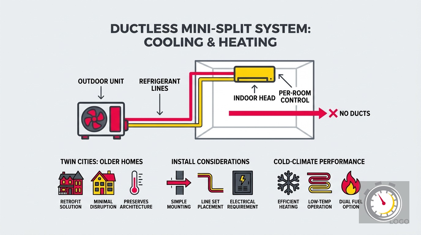Ductless Mini Splits for Older Homes: A Twin Cities Guide