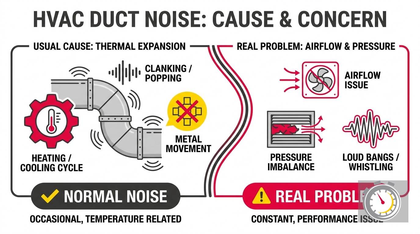 Ductwork Making Popping Noise: What's Normal and What's Not