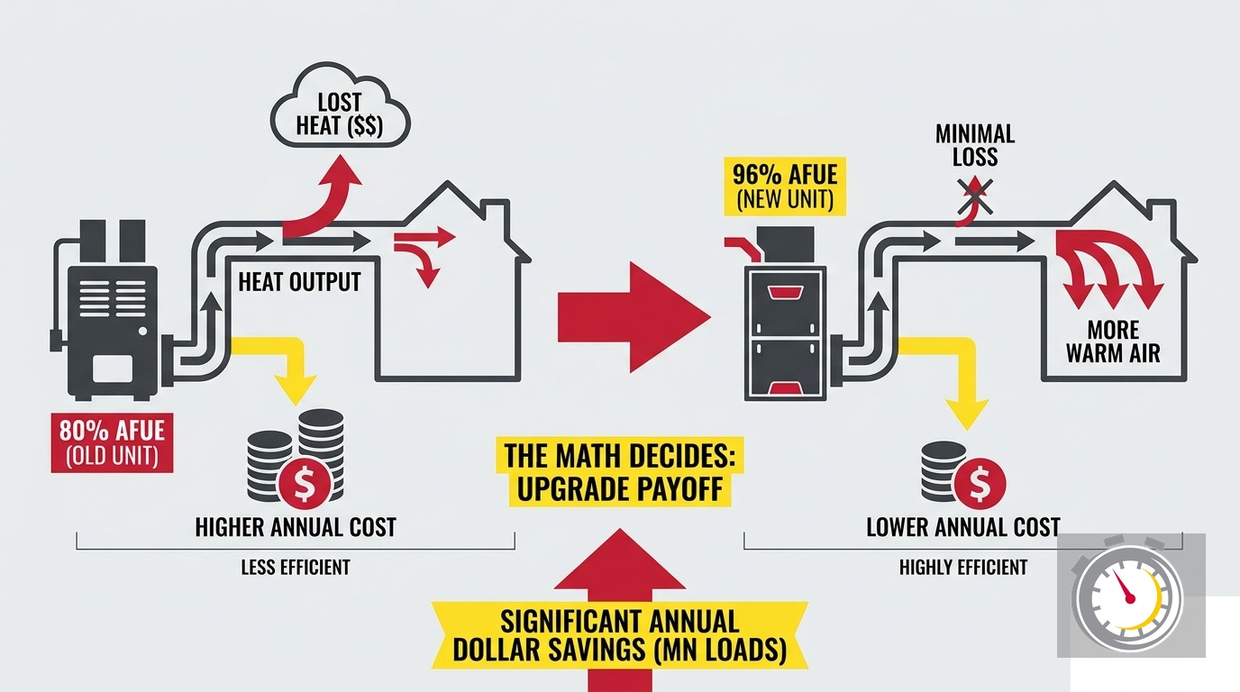 Furnace AFUE Rating Minnesota: The Savings Math That Matters