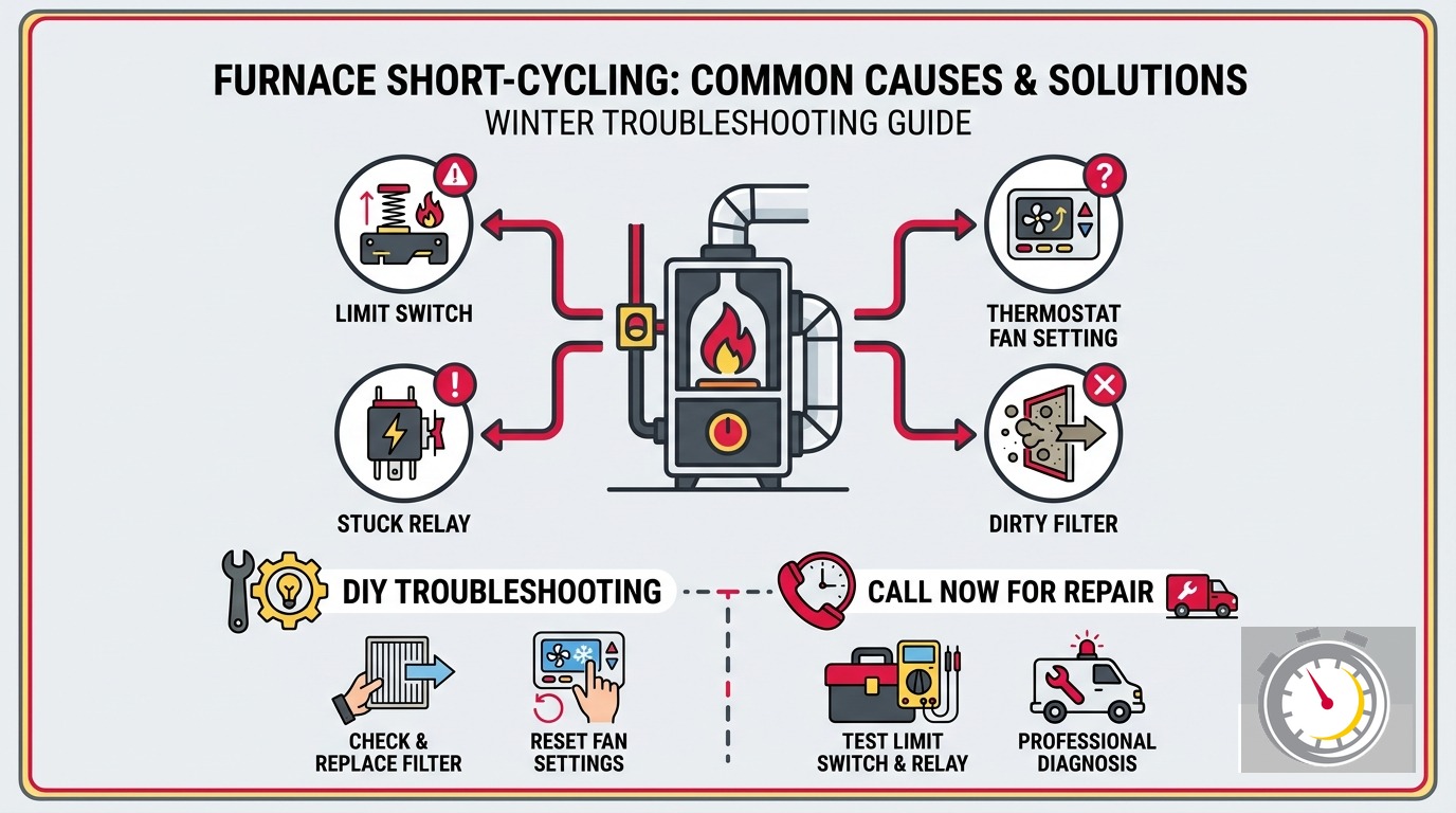 Furnace Blower Won't Shut Off: 4 Causes and What to Do