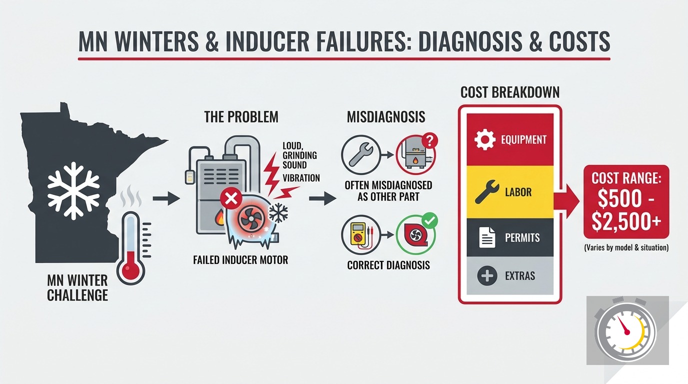 Furnace Draft Inducer Motor Failure Symptoms in Minnesota