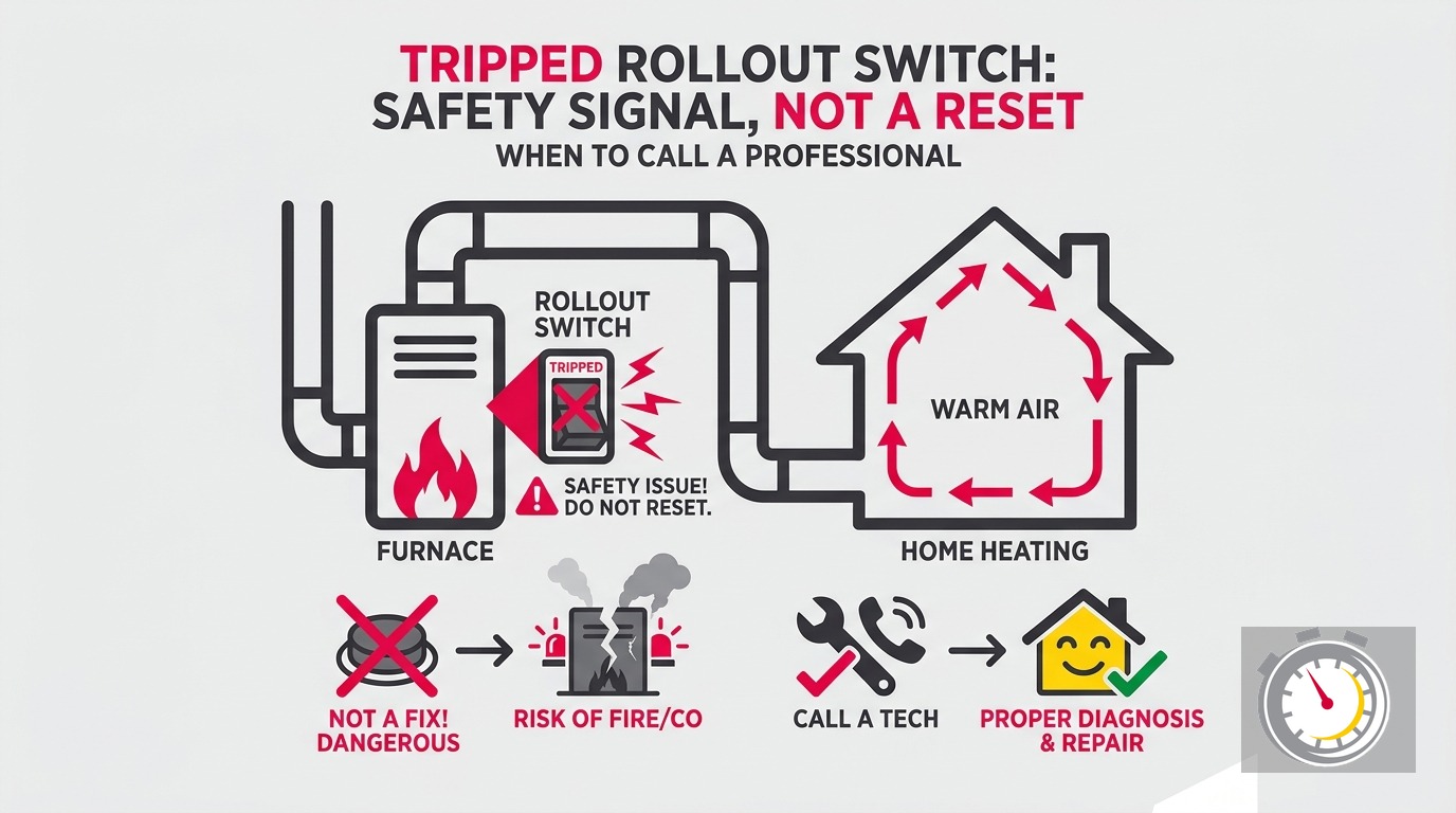 Furnace Rollout Switch Tripped? Why It's a Safety Issue