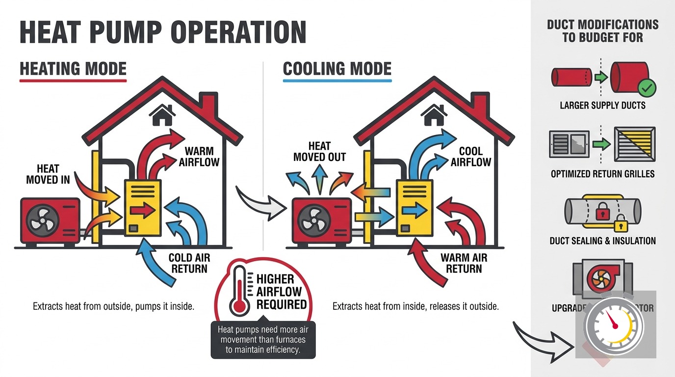 Will My Existing Ductwork Work with a Heat Pump?