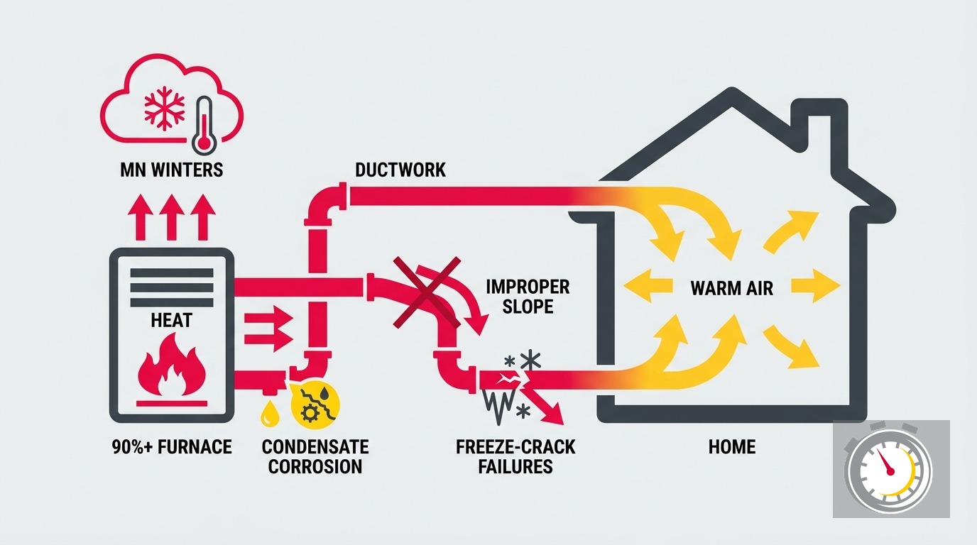 Furnace PVC Vent Pipe Cracked or Deteriorating: MN Guide