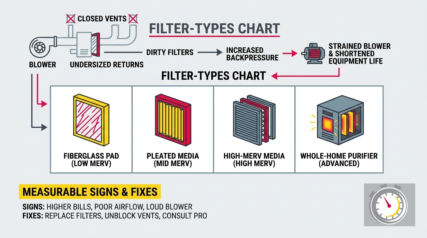 HVAC High Static Pressure Symptoms: Signs and Fixes