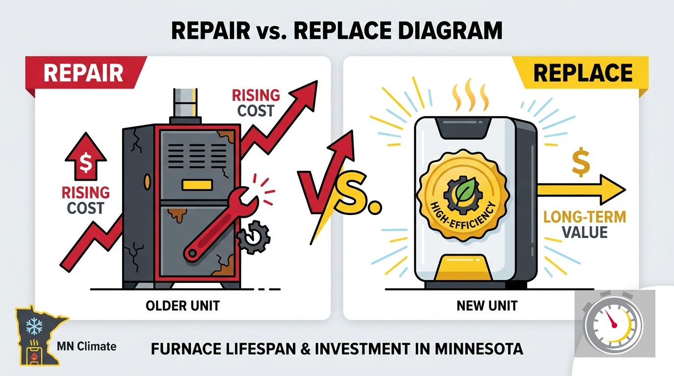 How Long Do Furnaces Last in Minnesota? Age and Replace Math