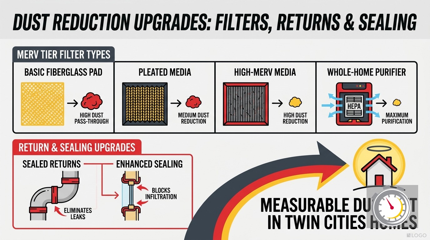 How to Reduce Dust in House HVAC: 3 Upgrades That Work