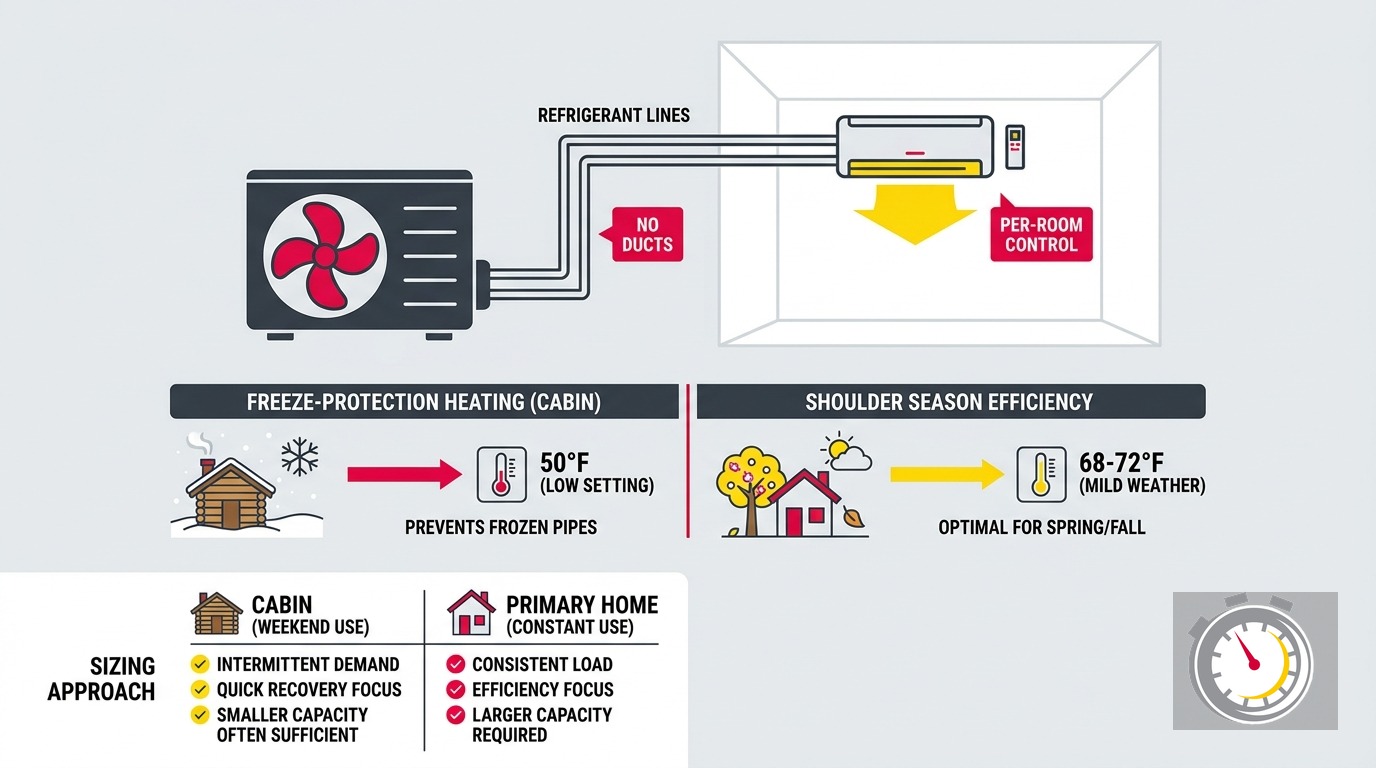 HVAC for Minnesota Cabin: Freeze Protection and Sizing