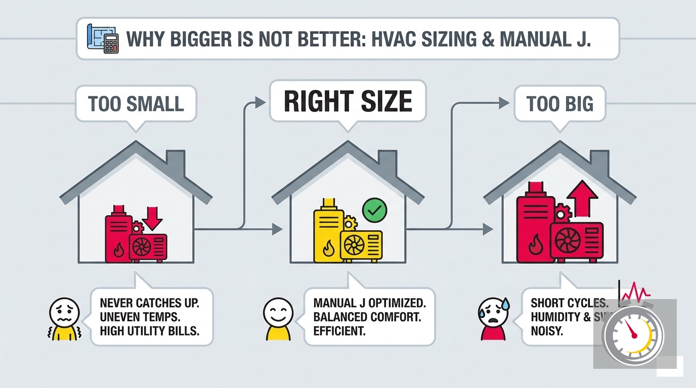 HVAC Sizing Manual J: Why Bigger Isn't Better in Minnesota