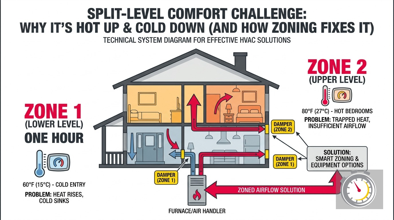 HVAC Split-Level Home Twin Cities: Solve Uneven Heat and Cooling