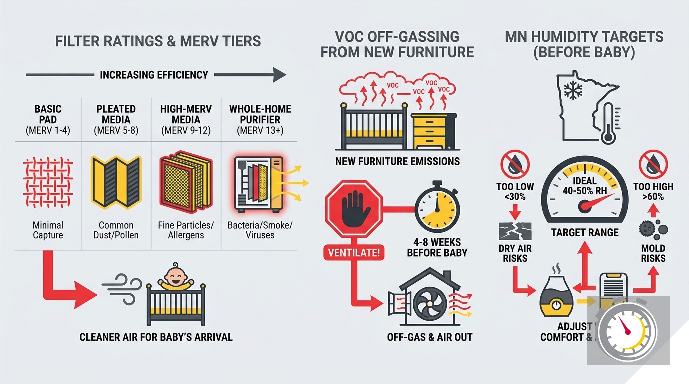 Indoor Air Quality for Your Newborn Nursery in Minnesota