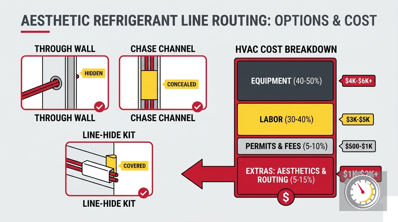 How to Hide Mini Split Lines Inside House: Twin Cities