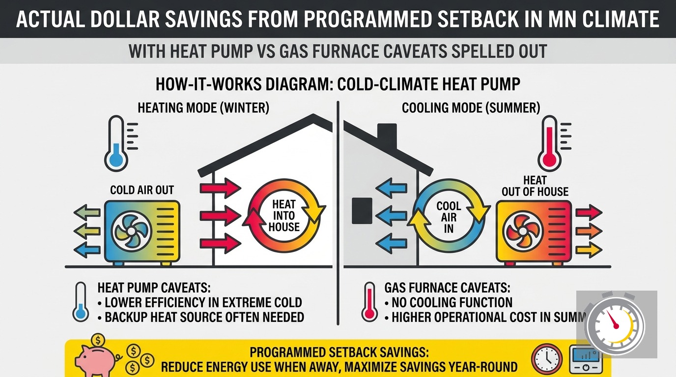 How Much Does Thermostat Setback Save in Minnesota?