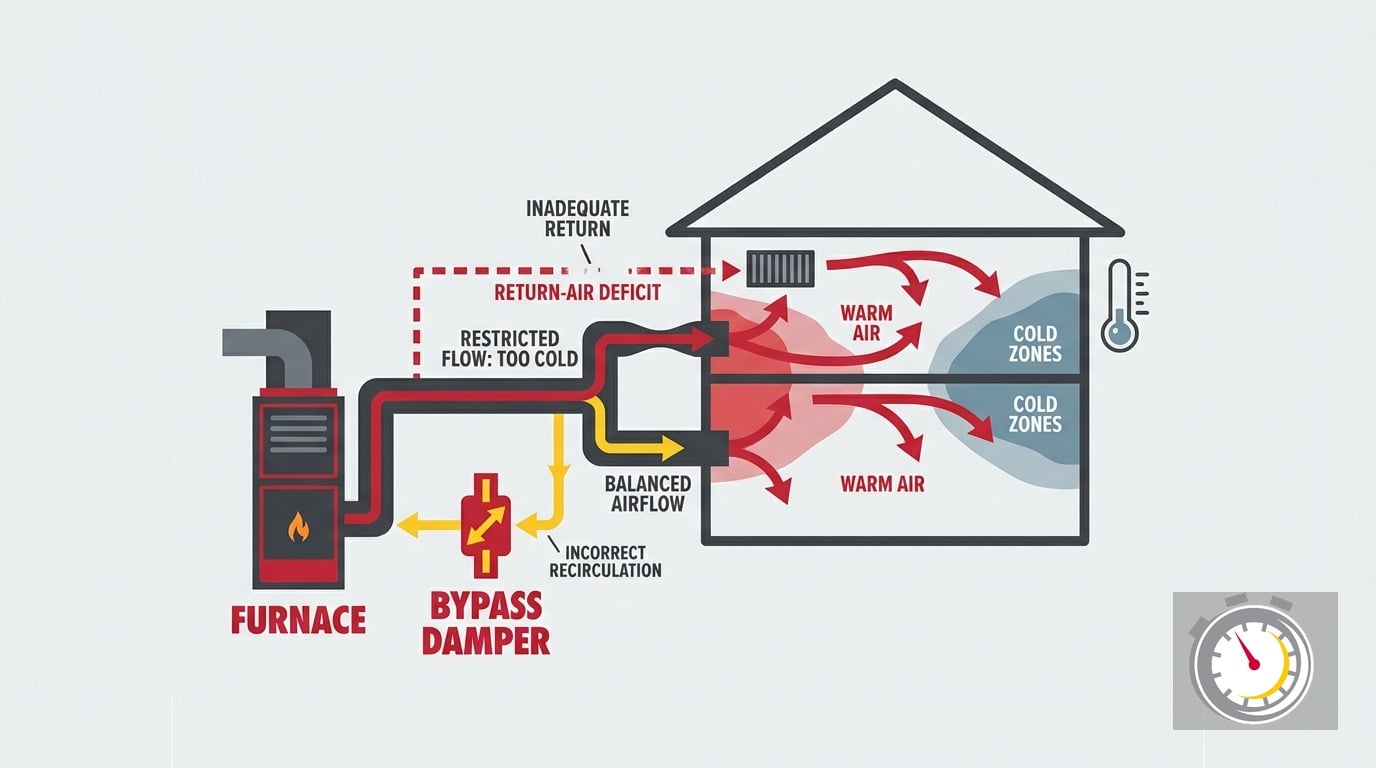 Upstairs Too Cold in Winter? The Duct Problem Behind It