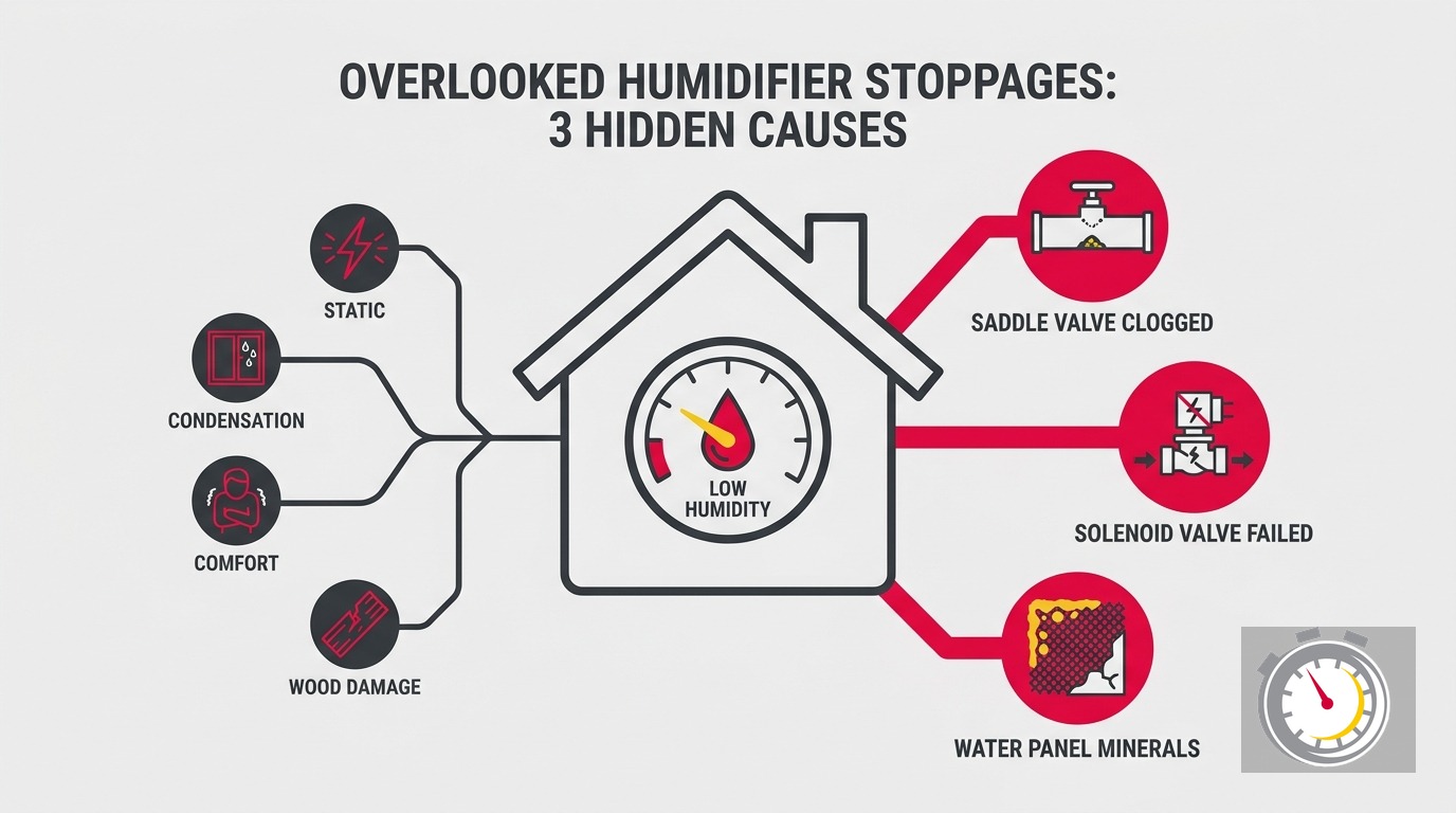 Whole Home Humidifier Not Producing Humidity? Three Reasons Why